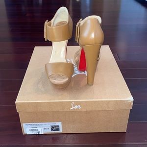 Christian Louboutin Brown Heels Size 5.5